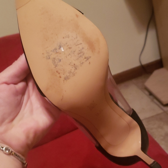 BCBGeneration stilettos sz 9.5 blk/clr - Picture 4 of 5